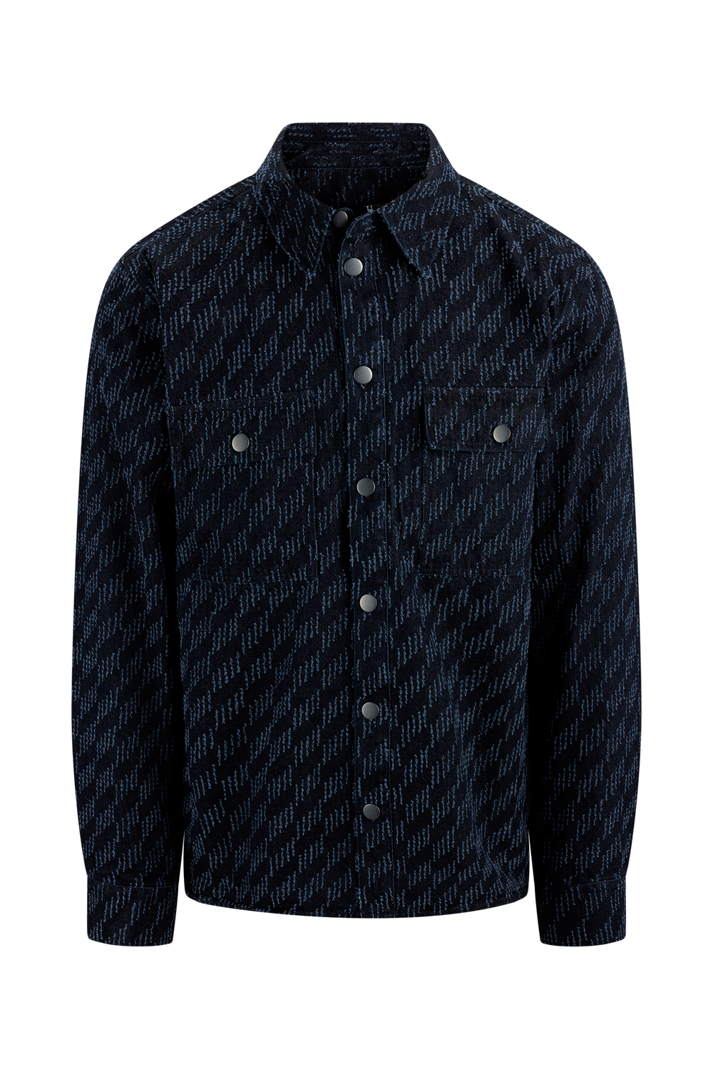 Urban Pioneers Male Yorick Denim Shirt OVERSHIRT DARK DENIM