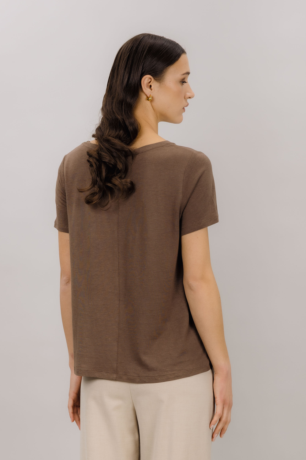 Urban Pioneers Female Zaneta Tee T-SHIRT BROWN