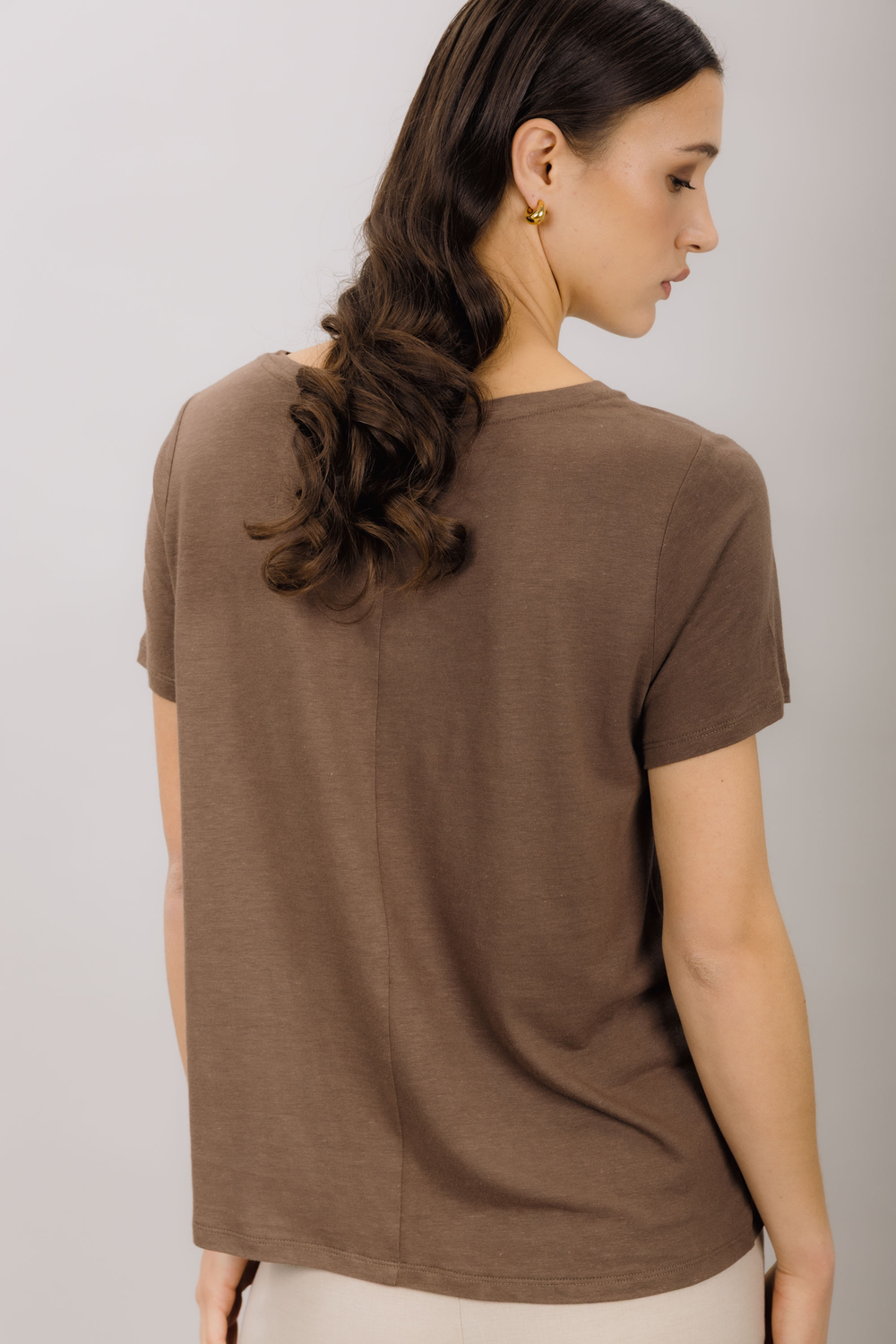 Urban Pioneers Female Zaneta Tee T-SHIRT BROWN