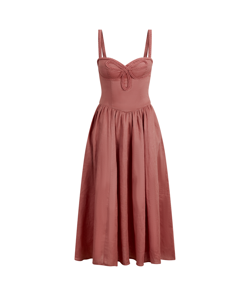Urban Pioneers Female Zelmira Dress DRESS DUSTY PINK