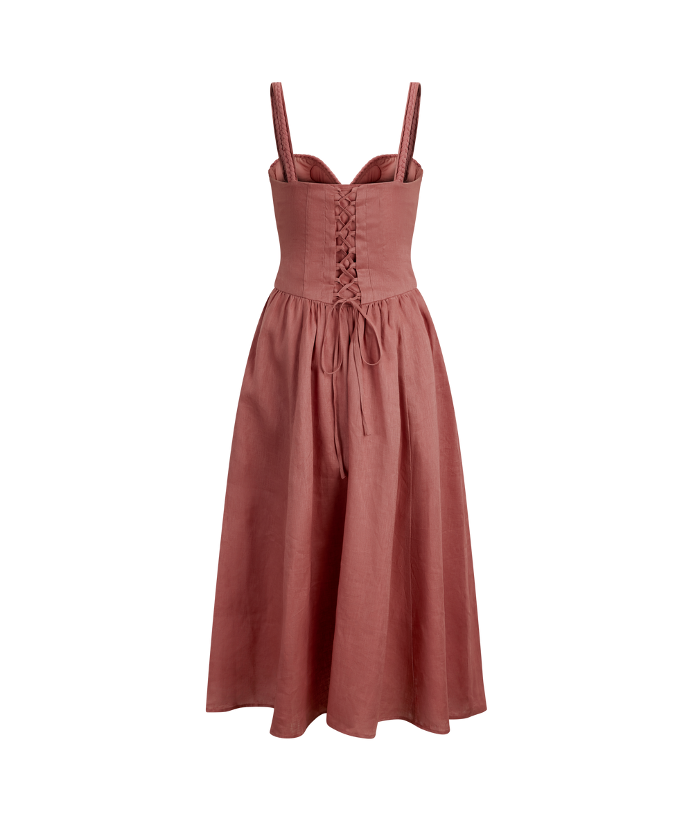 Urban Pioneers Female Zelmira Dress DRESS DUSTY PINK
